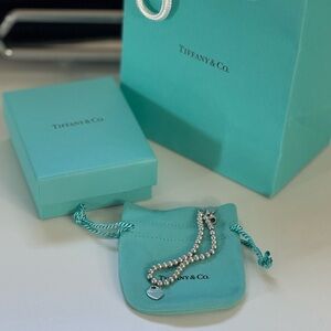 Return to Tiffany®
Heart Tag Bead Bracelet in Silver
